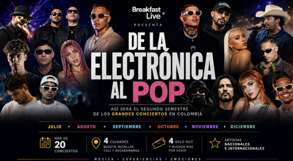De la electrónica al pop: el histórico segundo semestre de conciertos en Colombia